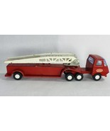 Vintage 11&quot; TONKA Mini Red Fire Truck with Ladder Pressed Steel - €17,15 EUR