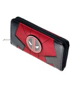 Metal Badge Zip Around Hand Purse Clutch Wallet L88 - $549.68 MXN