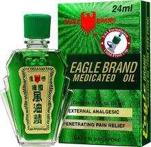 Eagle Brand Medicated Oil 0.8 Oz - 24 ml (Pack of 3) - Exp: 3-2026 - £15.56 GBP