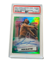 Drew Mcintyre WWE Wrestling Autograph WWF Auto /99 PSA 9 Green Refractor POP 1/1 - £739.82 GBP