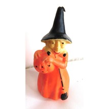 Vintage Gurley Halloween Witch Candle READ - £23.67 GBP