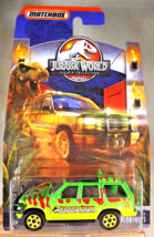 2017 Matchbox Jurassic World Legacy Collection 1/6 &#39;93 FORD EXPLORER #5 Green - £9.40 GBP