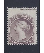 Canada #9 Scarce Margin Misperf Error / EFO With Inscription Nova Scotia MH - $54.69 CAD
