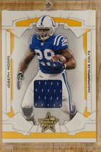 2008 Leaf Rookies &amp; Stars Gold Materials Joseph Addai #41 Indianapolis Colts - £3.88 GBP