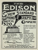 9630.Decoration Poster.Home wall.Room art interior.Edison early phonograph ad - £12.74 GBP+