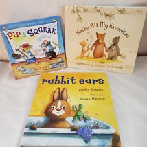 Lot Of 3 Childrens Hardback Books - Pip and Squeak - Rabbit Ears - Favorites - £6.96 GBP