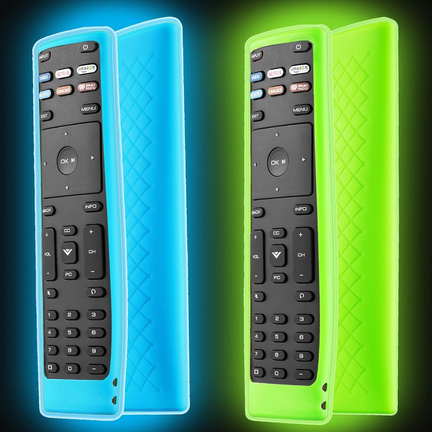 2 Pack Remote Case For Vizio Tv Controller, Silicone Remote Cover For Vizio Xrt1 - $12.99