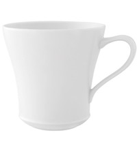 VISTA ALEGRE Home Taza Crown Cup Porcelain Wide White Mug MADE IN PORTUGAL - £24.27 GBP