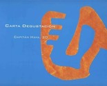 Teitu Menu Carta Degustacion Capitan Haya Madrid Spain 2001 - £21.77 GBP