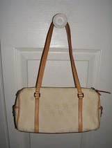 Dooney &amp; Bourke Beige &amp; Tan Ladies Handbag Purse - £39.47 GBP