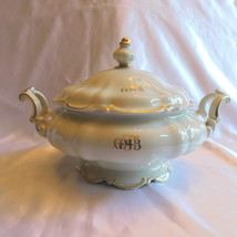 Hutschenreuther Cream Covered Soup Tureen or Vegetable Dish # 21667 - £23.18 GBP