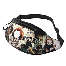 Halloween Squad Horror Waist Bag Jason Voorhees Male Fitness Waist Pack Funny Po - £59.61 GBP