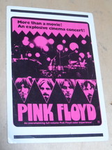 Pink Floyd Memorabilia The Movie Cinema Concert &amp; The Wall Sticker 1997 Near Mi - £9.54 GBP