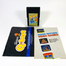 Q*Bert (Mattel Intellivision) Cartridge Manual &amp; Parker Bros. Brochure - Tested! - $13.98