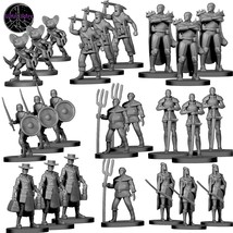 24 Miniatures Town Enemies For Dnd Monster Miniatures 28Mm Fantasy Rpg A... - £31.33 GBP
