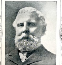 Lyman Gage Secretary Of Treasury Under McKinley 1901 Victorian Art Print DWT3 - £19.97 GBP