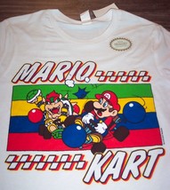 Super Mario Bros. Mario Kart Bowser N64 Nintendo T-Shirt Mens Small New w/ Tag - £15.82 GBP