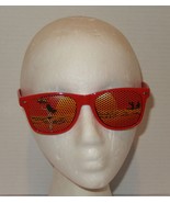 Grand Marnier Red Promo Sunglasses Retro Party Shades Perforated Lens Be... - $34.68 CAD
