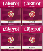 Lakerol of Sweden Sugarfree Licorice Candies: CASIS (pack of 4)-FREE SHIPPING- - £10.91 GBP