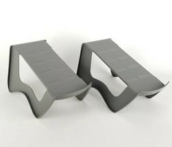 (Lot of 2) Ikea Murvel Shoe Organizer Gray Plastic 5½ x 5½ x 9½" New - $12.99