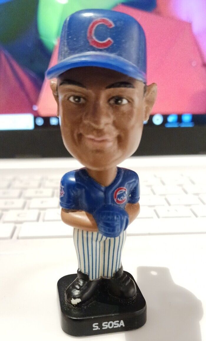 2002 Sammy Sosa Mini MLB Cubs Bobble Head 3.5&quot; - $7.43