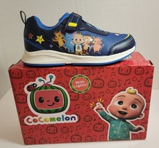CoComelon Boys Light Up Athletic Tennis Shoes Sneaker Toddler Size 12 NIB NWT - £18.87 GBP