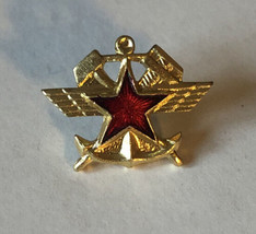 Russian Soviet Red Star Screwback Pin - £3.76 GBP