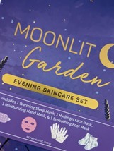 Spa Life Moonlit Garden Evening Skincare Set Sleep Mask Facial Mask Socks Gloves - £7.58 GBP