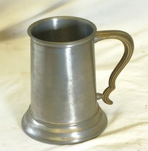 Glass Bottom Pewter Colored Beer Stein Mug Tankard Bar Barware b - $375.11 MXN