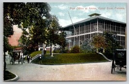 Panama Post Office At Ancon Canal Zone Postcard B46 - $9.95