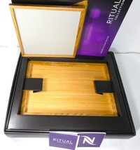 Nespresso 1 Ritual Small & 1 Large Tray  3378/2 , Wooden Trays Set , New - $345.00