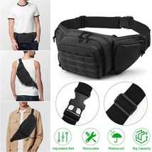 Outdoor Military Tactical Fanny Belt Pack Pouch Waist Bag Men Women Camping Gift - £23.63 GBP