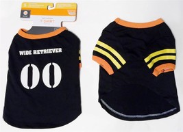 Dog T Shirt Football Halloween Costume SMALL  WIDE RETRIEVER 00 Pet Pupp... - £5.46 GBP