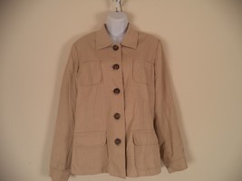 Women&#39;s Beige SagHarbor Jacket. 14.  Shell 100% Polyester. Lining 100% P... - $23.76