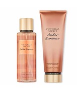 VS Victoria&#39;s Secret Amber Romance Fragrance Lotion and Mist Set NEW - $51.97 CAD