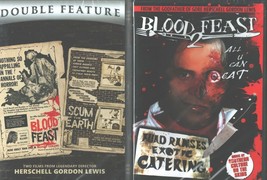 Blood Feast 1&amp;2: All U Can Eat- Herschell Gordon Lewis Gore- Rare Oop- New 2 Dvd - £39.56 GBP