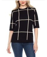 Wrapper Womens Sweater Black Elbow Sleeve Soft Heavyweight Relaxed Fit - $735.95 MXN