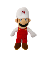 World of Nintendo Super Mario Fire Mario Plush 8&quot; Stuffed Toy 2019 Jakks... - £8.92 GBP