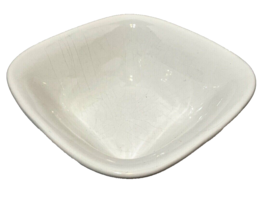 Vintage Ceramic Square Bowl White Made Italy 9 Inches 4 Inches Deep - £10.96 GBP