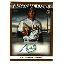 Jesus Luzardo 2020 Topps Rookie RC Baseball Stars Gold Auto 37/50 BSA-JL  - £13.23 GBP