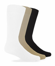 6 Pair Jefferies Socks Mens Microfiber Nylon Rib Crew Dress Uniform Casu... - £13.54 GBP