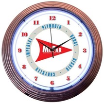 Mopar Arrow Neon Clock 15&quot;x15&quot; - £67.66 GBP