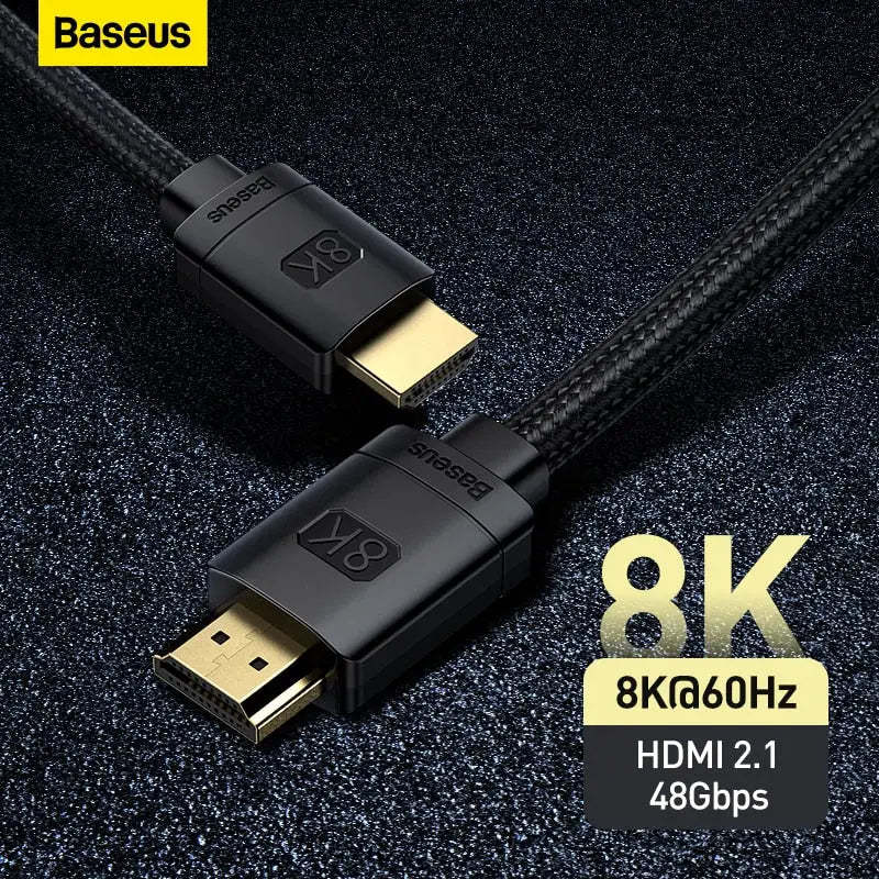 Primary image for High-Speed HDMI-Compatible Cable - 8K/60Hz, Gaming PS5/PS4 Compatible, 48Gbps Di