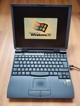 Vintage Dell Latitude Pentium Ii C Pi A366XT 13.3in. Laptop - 1999 year-WORKING - £363.69 GBP
