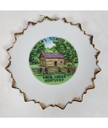 Vintage Lincoln&#39;s Boyhood Home Knob Creek Kentucky Collector Plate Ceram... - $16.83