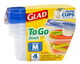 Glad® To Go Snack Food Storage Containers - $7.92