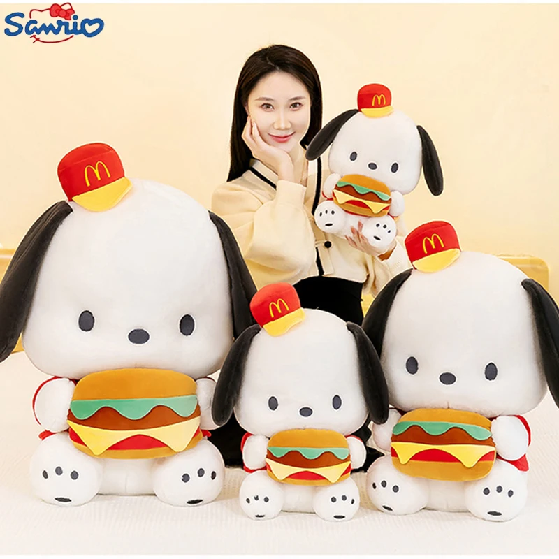 Sanrio  Large Online Celebrity Hamburg Pochacco Plush  Doll Cute Big-ear... - $59.47