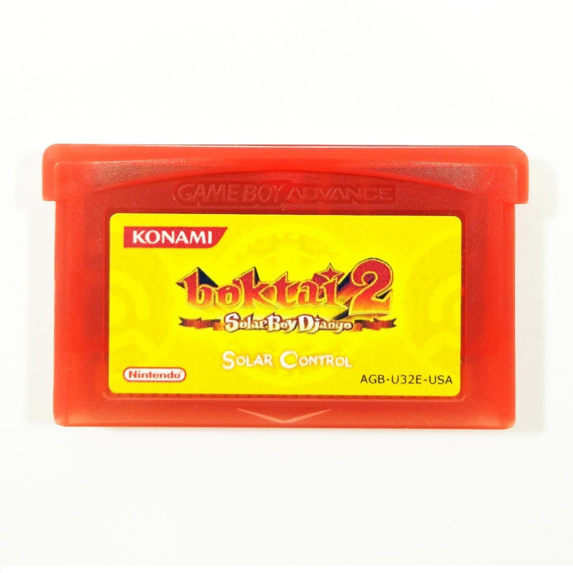 Boktai 2: Solar Boy Django Sun Control GBA cart for Nintendo Game Boy Advance
