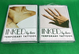2 pack deal Inked by Dani Temporary Tattoos, Lil Tat Pack, New &amp; Sealed - $17.81