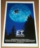 Official Steven Spielberg E.T. The Extraterrestrial alien ET movie poste... - £16.80 GBP